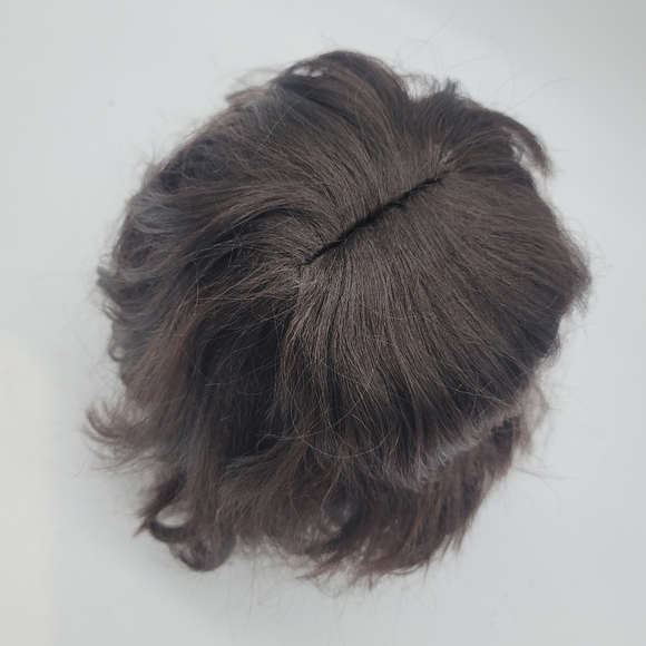 Spirit Halloween Adult Short Dark Brown Brunette Wig Party Costume Role Play - Picture 2 of 11